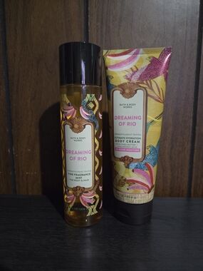 Bath & Body Works Dreaming of Rio Fragrance Mist & Body Cream
